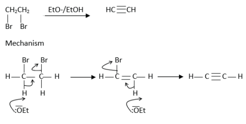 1 1 2 2 tetrabromoethane to ethyne